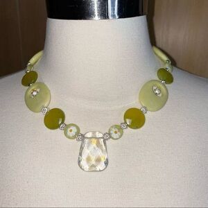 28.   Bella Dolce, Sterling Silver and Daisy beads necklace